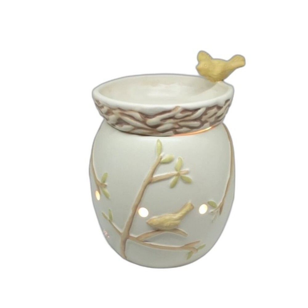 Scentsy Nature's Haven Bird Nest Full Size Wax Warmer Bird Lover Retired Warmer